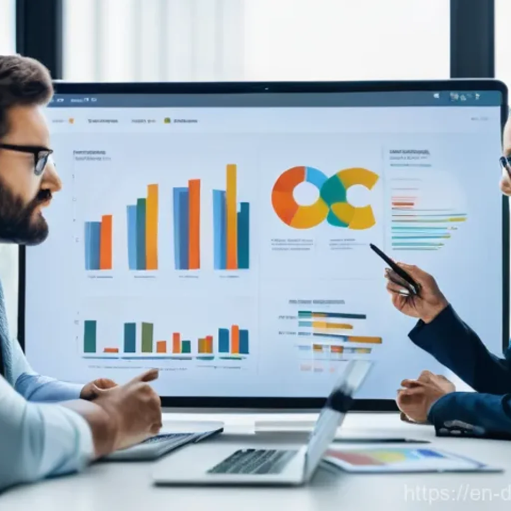 데이터 품질 향상을 위한 조직 문화 - **Prompt:** A diverse group of professionals from various departments (e.g., marketing, finance, IT,...