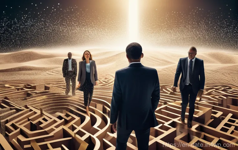 데이터 품질 향상을 위한 교육 프로그램 - **"The Cost of Bad Data"**
    A visually striking, high-resolution image depicting a chaotic and fr...